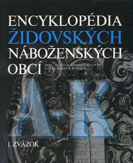 História Encyklopédia židovských náboženských obcí A-K - Buchler Robert J
