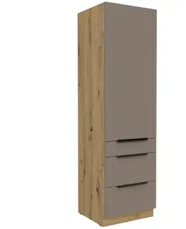 Kuchynské skrinky stojace Kuchynská skrinka Aria-Ta/Ar Anti Fingerprint 60dks-210 1f 3s
