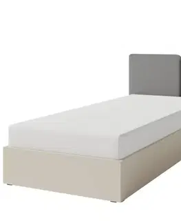 Jednolôžkové postele Posteľ Luca LC13 90 béžová