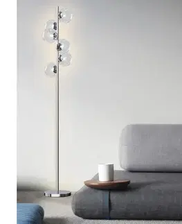 Lampy ONLI - Stojacia lampa KIMBERLY 6xG9/6W/230V lesklý chróm 5107/PTC