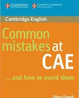 Jazykové učebnice - ostatné Common Mistakes at CAE ... and how to avoid them