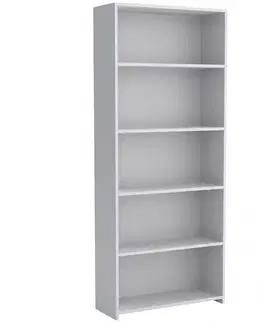 Vitríny a regály do obývačky Regál MERO 60 Biely
