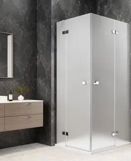 Sprchové dvere POLYSAN - GLOBE CHROME obdĺžniková sprchová zástena 1200x1100, rohový vstup, matné sklo GB5210MC
