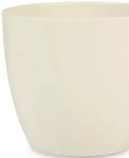 Záhrada Keramický obal na kvetináč Scheurich 920, ø22cm, krémová