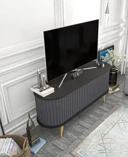 TV stolíky TV stolík Stor - Black, Anthracite