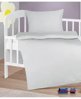 Vankúše Bellatex Detský set vankúša a prikrývky Kocka sivá, 75 x 100 cm, 42 x 32 cm