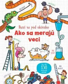 Leporelá, krabičky, puzzle knihy Pozri sa pod okienko - Ako sa merajú veci