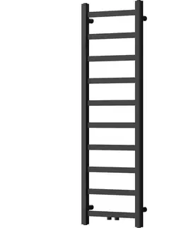 Radiátory do kúpeľne MEXEN - Bolt vykurovací rebrík/radiátor 1200 x 400 mm, 279 W, čierna W126-1200-400-00-70