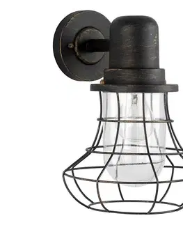 Svietidlá  Eco-Light - Vonkajšie nástenné svietidlo BIRD 1xE27/60W/230V IP44 1901 BG