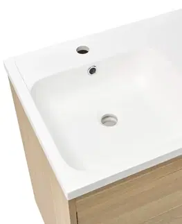 Kúpeľňový nábytok Kúpeľňová skrinka s umývadlom Naturel Lucca 59x70x45 cm dub mat LUCCA60D LUCCA60D