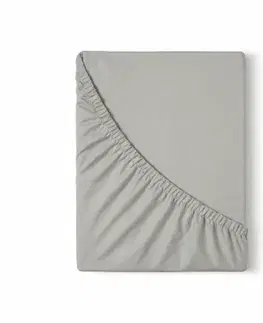 Plachty Kvalitex Saténové prestieradlo s gumou svetlosivá, 90 x 200 cm