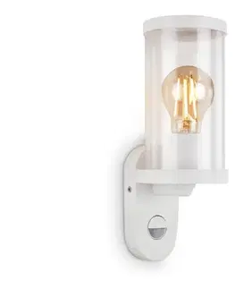 Svietidlá Briloner 3628-016 - Vonkajšie nástenné svietidlo 1xE27/12W/230V IP44 biela 3628-016