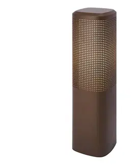 Záhradné lampy Nordlux - Vonkajšie svietidlo SIDARA 1xE27/15W/230V IP44 45 cm hnedé 2618448218