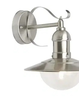Svietidlá Brilliant - Vonkajšie nástenné svietidlo ARTO 1xE27/60W/230V IP44 lesklý chróm 96129/82