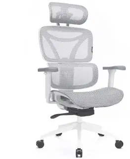 Otočné kreslá Kancelárske kreslo Control Series Lv0655 Biela