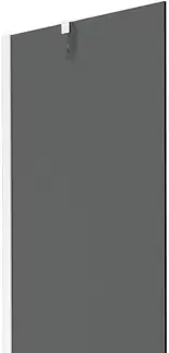 Sprchové dvere MEXEN/S - Next vaňová zástena FIX 60 x 150, grafit, biela 895-060-000-00-40-20
