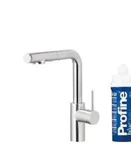 Kuchynské drezy KFA KFA - Batéria drezová DUERO PURE BASIC výsuvná s filtráciou 6623-113-22