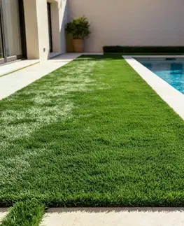 Koberce a koberčeky KONDELA Temara Typ 1 umelá tráva 133x300 cm zelená