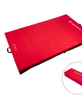 Žinenky Skladacia gymnastická žinenka inSPORTline Kvadfold 200x120x5 cm čierna