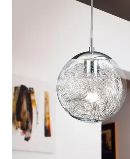 Svietidlá Eglo 93073 - Závesné svietidlo na lanku LUBERIO 1xE27/60W/230V priemer 25 cm 93073