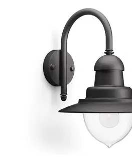 Záhradné lampy Philips 01652/30/PN - Vonkajšie nástenné svietidlo RAINDROP 1xE27/60W/230V IP44 01652/30/PN