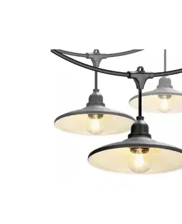 Záhradné lampy  Vonkajšia dekoratívna svetelná reťaz CRETE 10xE27/230V 15m IP44 005123