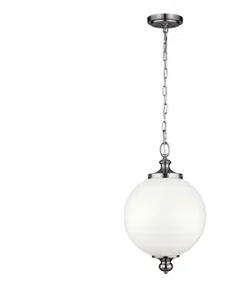 Svietidlá Elstead Feiss FE-PARKMAN-PL-PN - Luster na reťazi PARKMAN 1xE27/60W/230V FE-PARKMAN-PL-PN