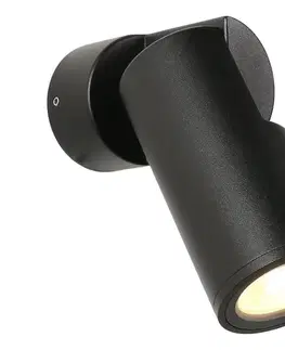 Svietidlá Zuma Line SJ14401 - Vonkajšie nást. svietidlo NOCTURNE 1xGU10/35W/230V IP65 čierna SJ14401