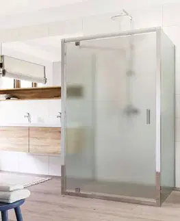 Sprchovacie kúty Mereo Sprchovací kút Lima, obdĺžnik do priestoru U, pivotový, 90x80x90 cm, chróm ALU, sklo Point CK87892K