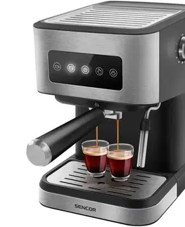 Automatické kávovary Sencor SES 4020SS espresso pákové