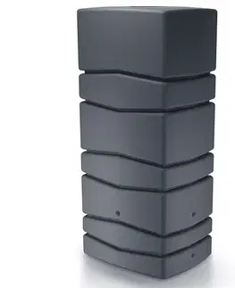 Sudy na vodu NABBI IDTC650 plastový zásobník na dažďovú vodu 650 l antracit