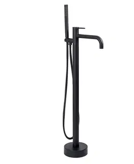 Kúpeľňové batérie REA - Voľne stojaca batéria Clif Black REA-B7501
