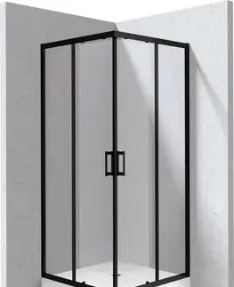 Sprchovacie kúty DEANTE - Funkia Evo štvorcový kút s vaničkou, 90x90 cm KYCZN099P