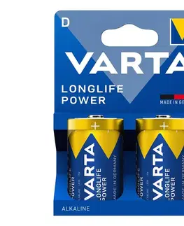 Predlžovacie káble Varta 4920121422 - 2 ks alkalické batérie LONGLIFE POWER LR20/D 1,5V 4920121422
