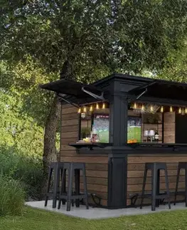 Zahradné domčeky Záhradný domček DECO BAR DUO Keter