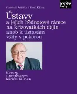 Ústavné právo Ústavy a jejich hodnotové rámce na křižovatkách dějin - Vlastimil Růžička,Karel Klíma