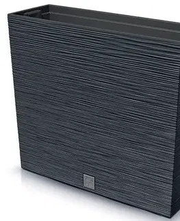 Kvetináče a truhlíky NABBI DFC600T plastový kvetináč 58 cm antracit