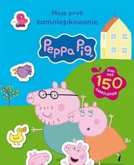 Nalepovačky, vystrihovačky, skladačky Moje prvé samolepkovanie Prasiatko Peppa