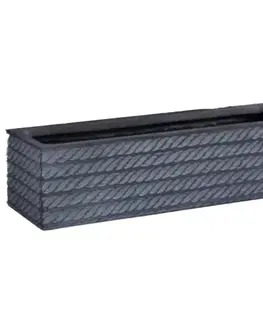 Záhrada Kvetináč LT24674-3S 58x15x15 P71C čierny