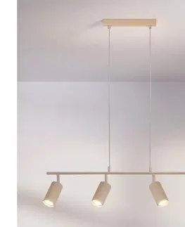 Svietidlá BRILAGI - Luster na lanku SELE 4xGU10/30W/230V béžový WO-NPL-06-BEI-OEM