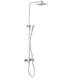 Sprchy a sprchové panely INVENA - Dažďová sprcha s batériou sprchovou paros trend chróm; AU-33-B01-C