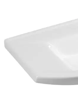 Umývadlá AQUALINE - ZERO 86 keramické umývadlo nábytkové 86x50cm, biela 6085