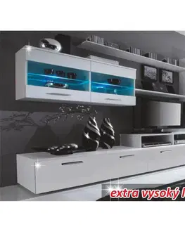 Obývacie steny KONDELA Leo obývacia stena biela
