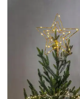 Vianočné dekorácie Eglo 411274 - LED Vonkajšia vianočná dekorácia TOPSY 30xLED/0,06W/3xAA IP44 411274