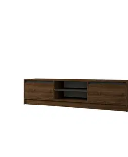 Konferenčné stolíky Televízny stolík Olca Walnut and Anthracite