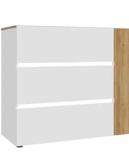 Komody do spálne Komoda Whiteheaven LNBK222B-M216
