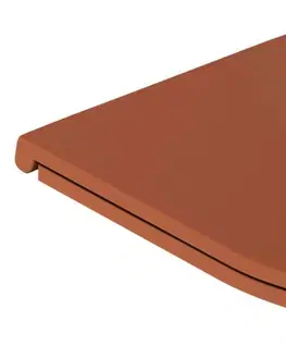 Záchody ISVEA - INFINITY WC sedátko SLIM, Soft Close, Easy Take, terracotta 40KF0548I-S