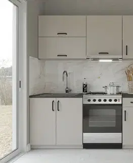 Kuchynské linky CAPRI M 180 malá kuchynská linka, kašmír