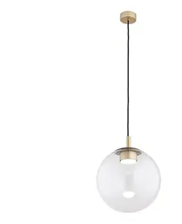 Svietidlá Argon 8828 - Luster na lanku SACRAMENTO 1xGX53/8W/230V číra/zlatá 8828