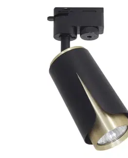 Svietidlá  Bodové svietidlo do lištového systému FLOWER 1xGU10/8W/230V čierna ML0263